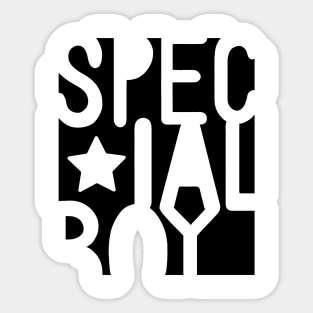 Special Boy - Block Sticker